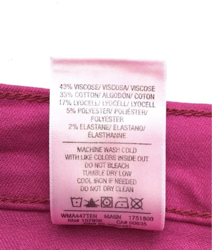 NWT Hudson Women's Magenta Nico Skinny Jeans - Size 28