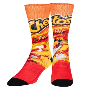 Odd Sox Cheetos Flamin Hot - Men Crew Straight Socks