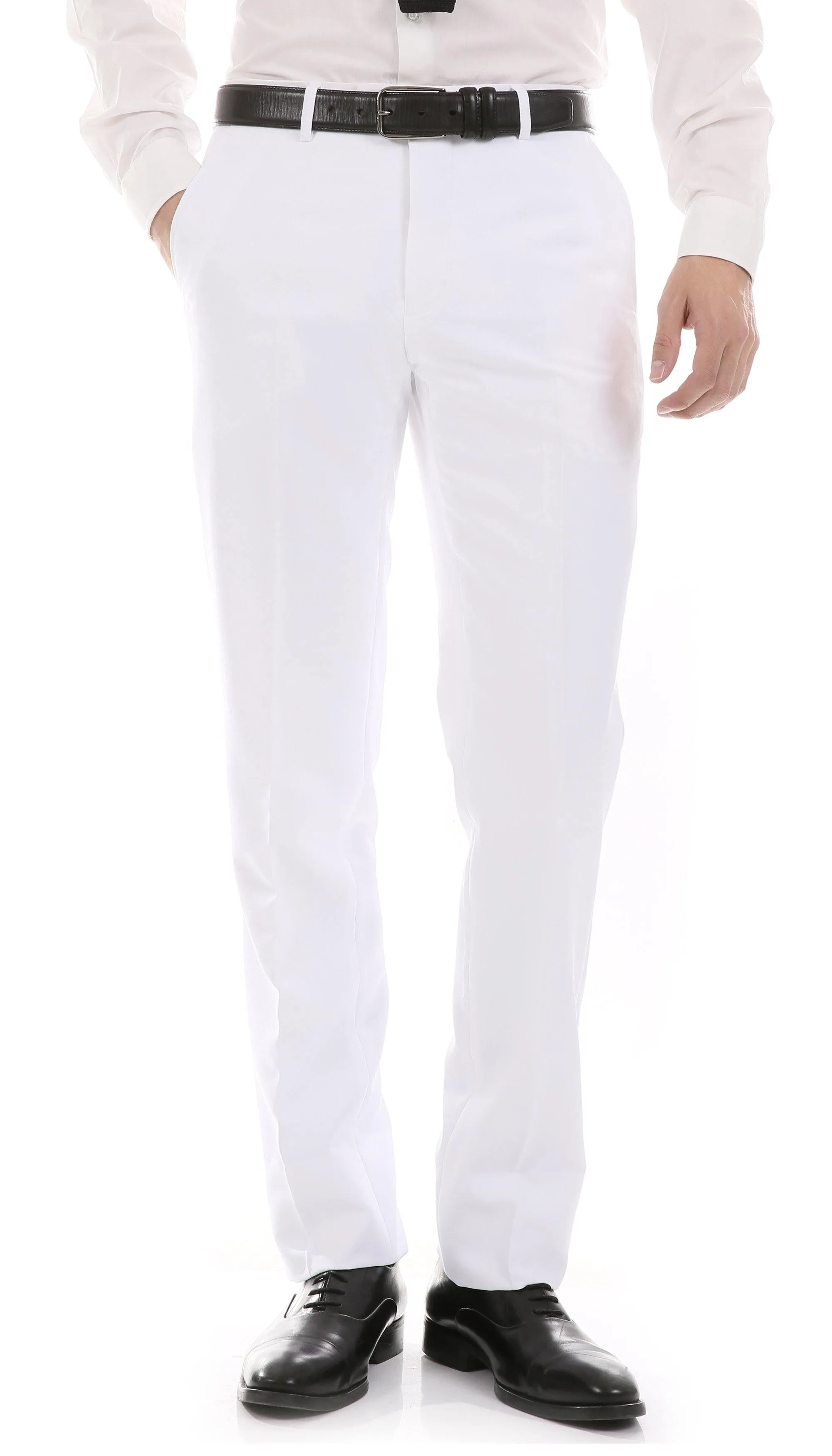 Oslo Collection - Slim Fit 2 Piece Suit Color White