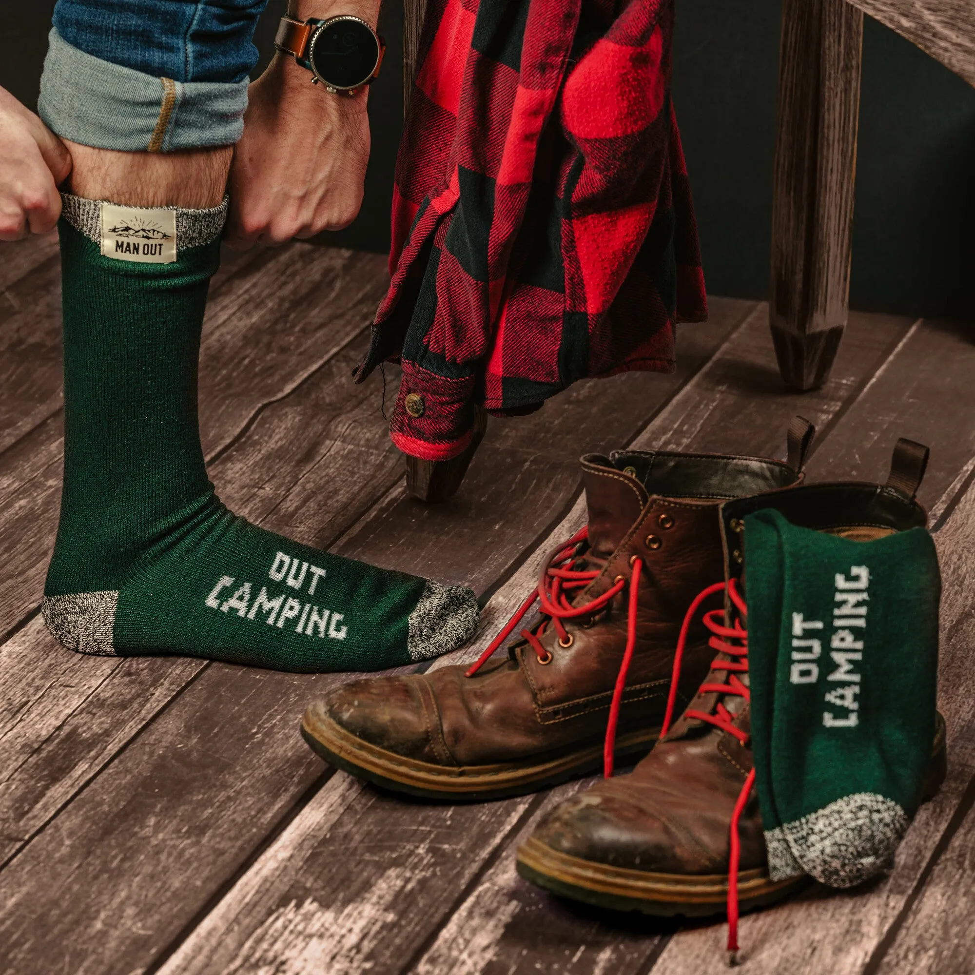 Out Camping Men's Socks