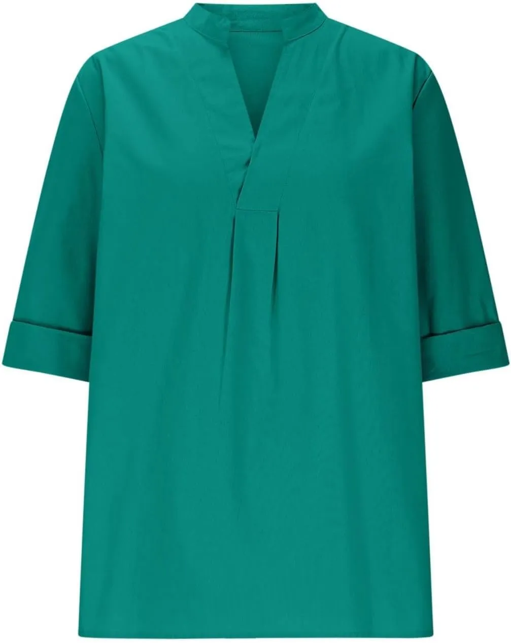 Oversized Shirts for Women Casual Slanted Button Vneck Short Sleeve Tshirt Thin Lightweight Breathable Summer Outfits