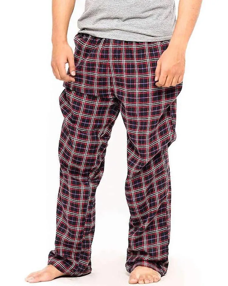 Pack of 2 - Men's Cotton Check Pajama - Cotton Yarn Dyed Flannel Men's Pajama MF-01