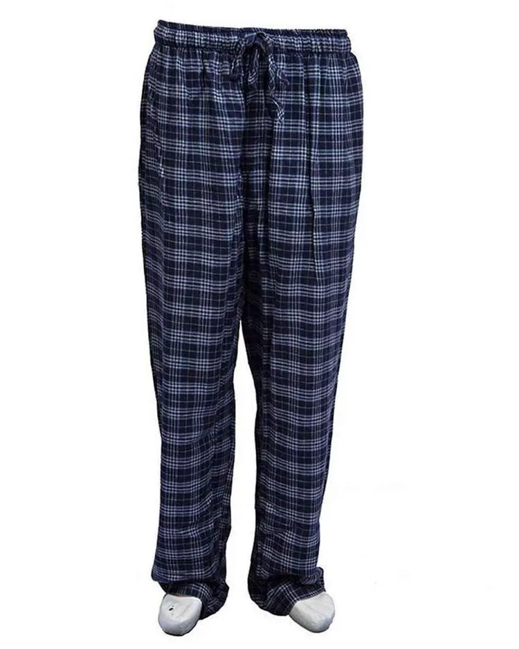 Pack of 2 - Men's Cotton Check Pajama - Cotton Yarn Dyed Flannel Men's Pajama MF-09