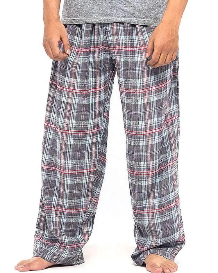 Pack of 2 - Men's Cotton Check Pajama - Cotton Yarn Dyed Flannel Men's Pajama MF-15