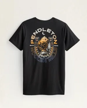 Pendleton MEN'S TWILIGHT RANCH LOGO GRAPHIC TEE - BLACK/MULTI