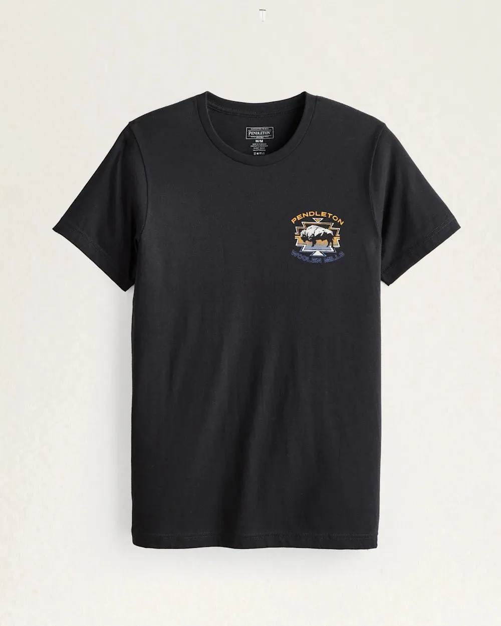 Pendleton MEN'S TWILIGHT RANCH LOGO GRAPHIC TEE - BLACK/MULTI