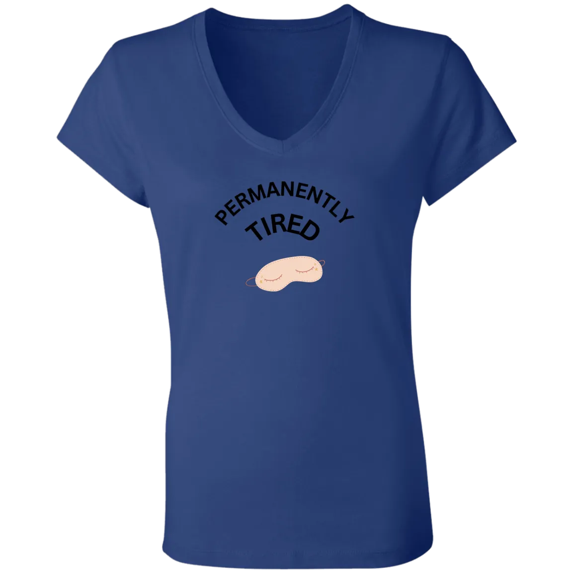 PERMANENTLY B6005 Ladies' Jersey V-Neck T-Shirt