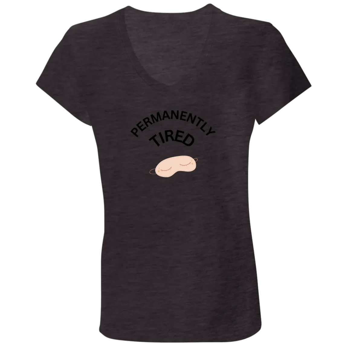 PERMANENTLY B6005 Ladies' Jersey V-Neck T-Shirt