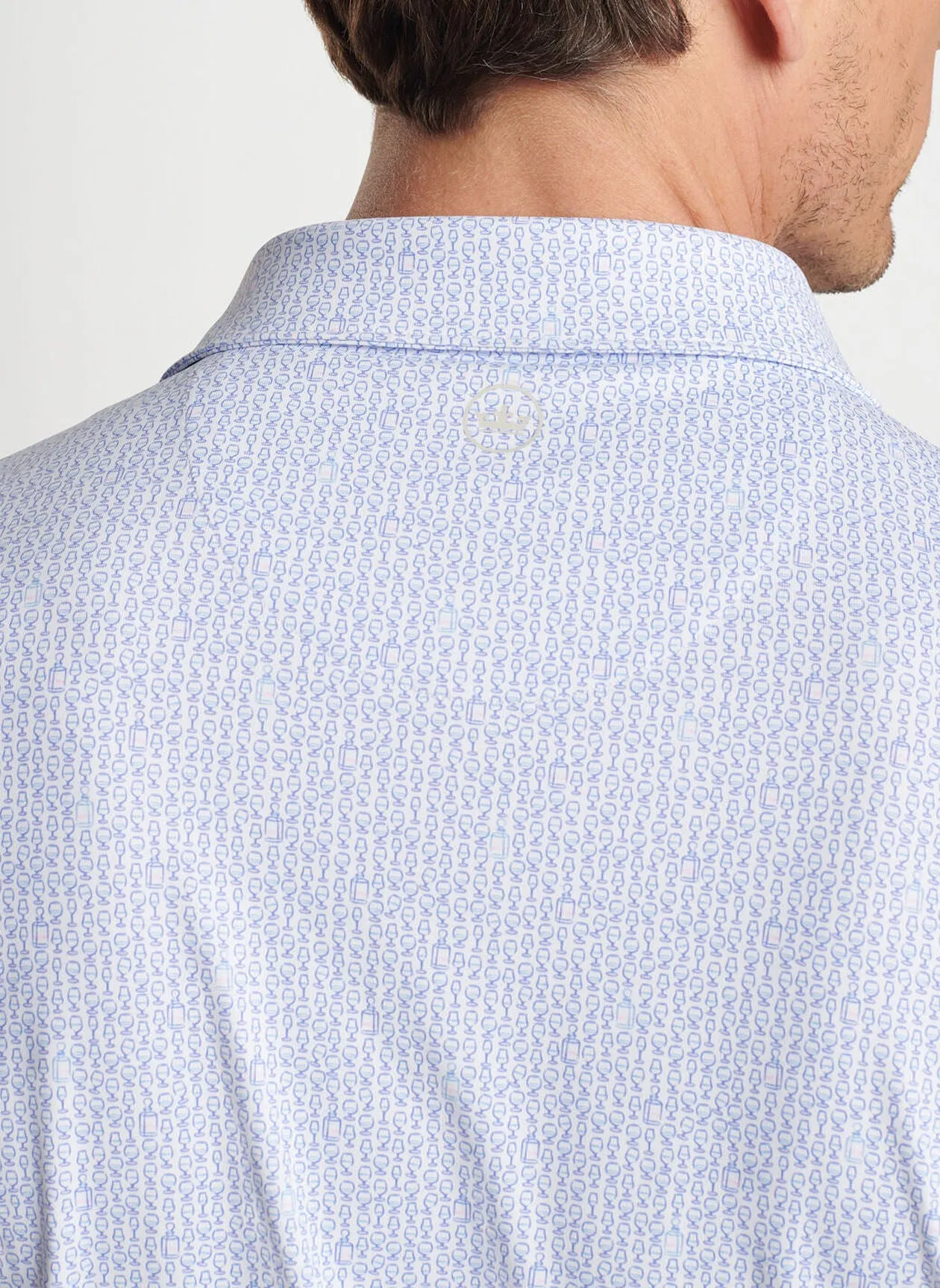 Peter Millar Nightcap Performance Jersey Polo - White