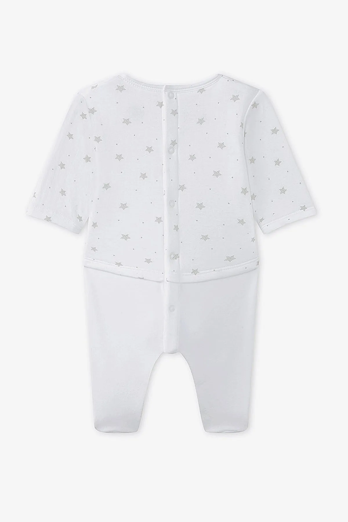 Petit Bateau Star Velour Footie