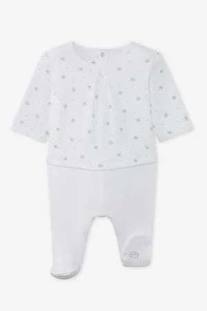 Petit Bateau Star Velour Footie