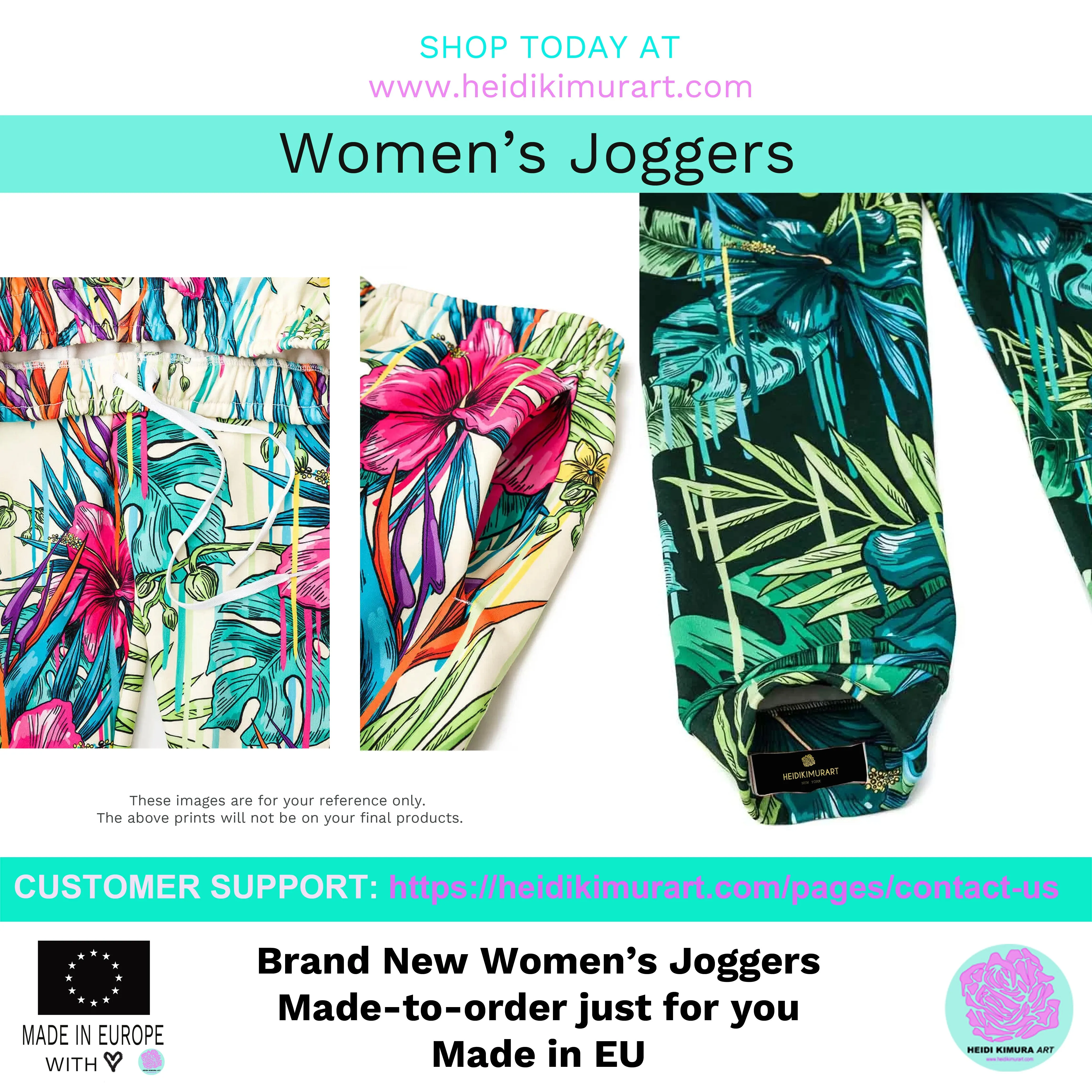 Pink Tie Dye Women's Joggers, Abstract Colorful Casual Soft Best Sweatpants-Made in EU