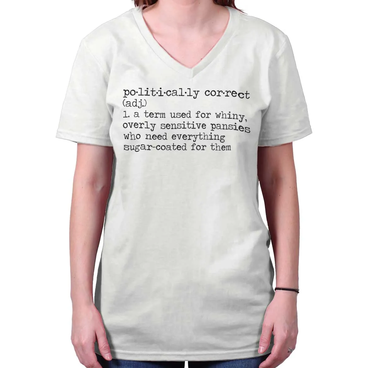 Politically Correct V-Neck T-Shirt