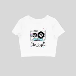 Printed Crop Top - CT00039