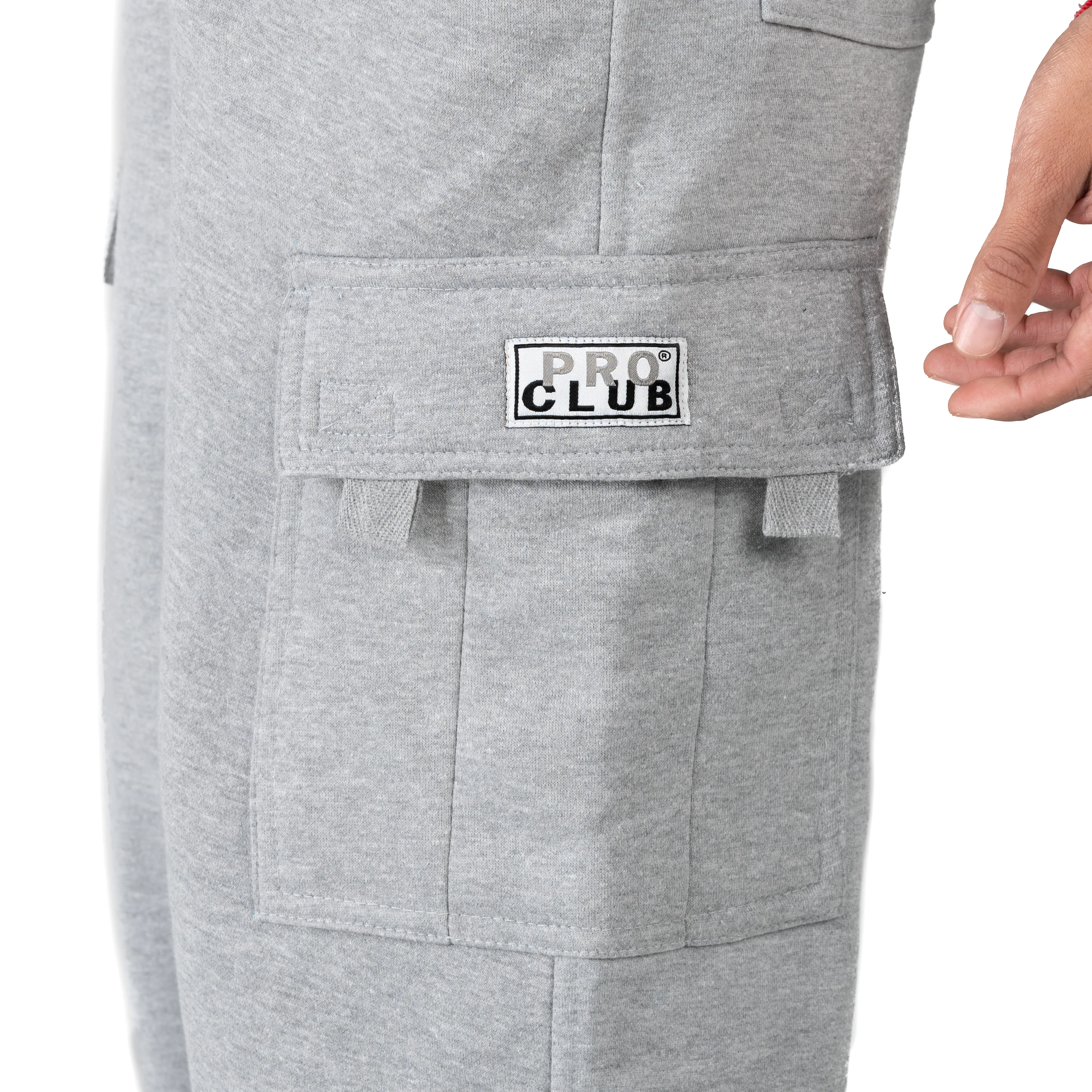 Pro Club Men's Heavyweight Fleece Cargo Pants