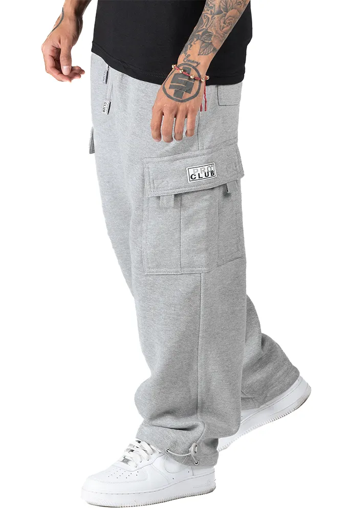 Pro Club Men's Heavyweight Fleece Cargo Pants