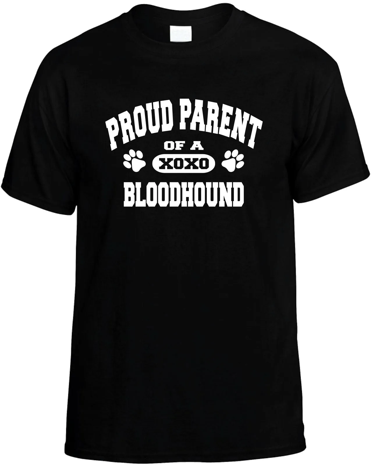 Proud Parent of a Bloodhound Unisex T-Shirt Novelty Graphic Tee Shirt