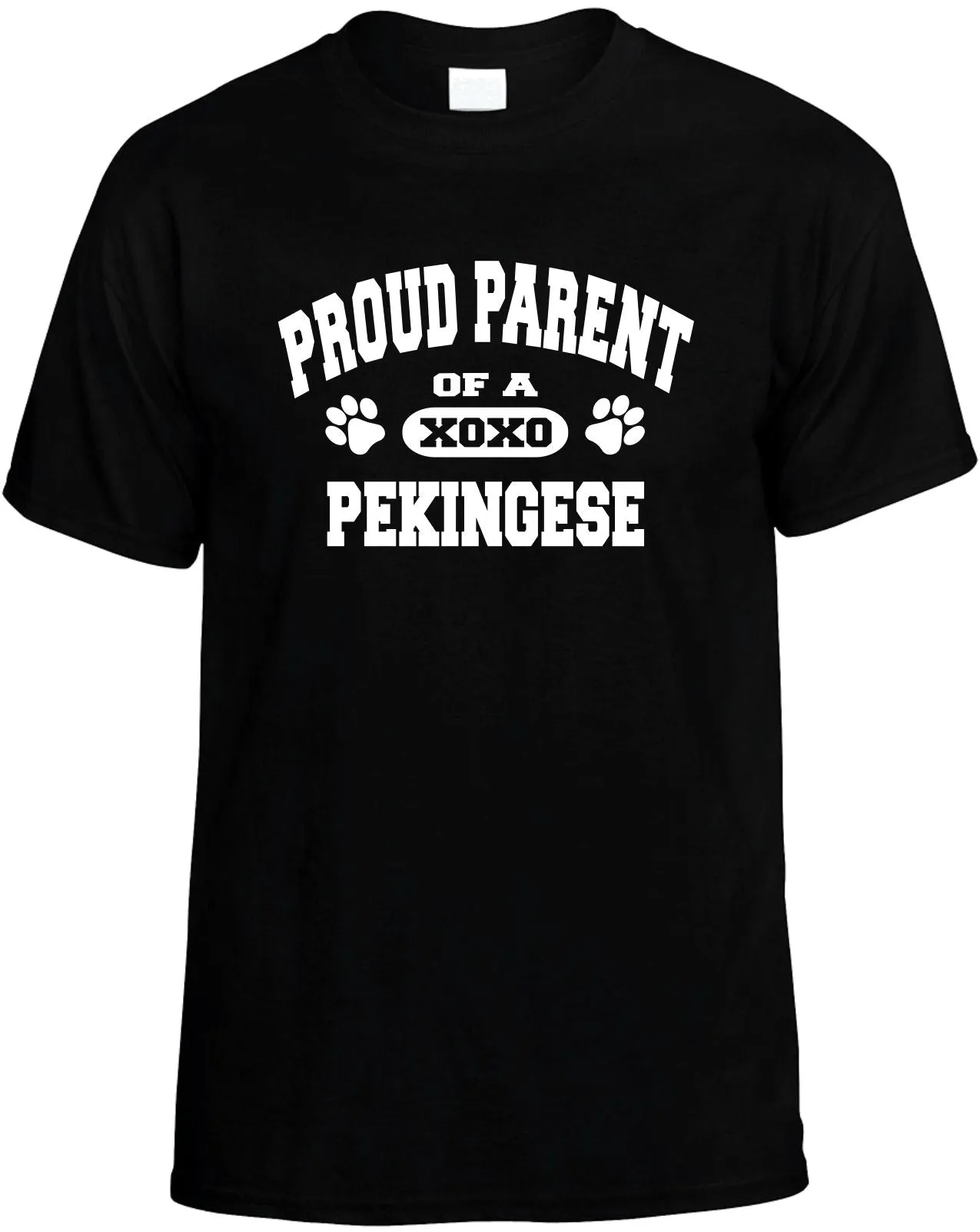 Proud Parent of a Pekingese Unisex T-Shirt Novelty Graphic Tee Shirt