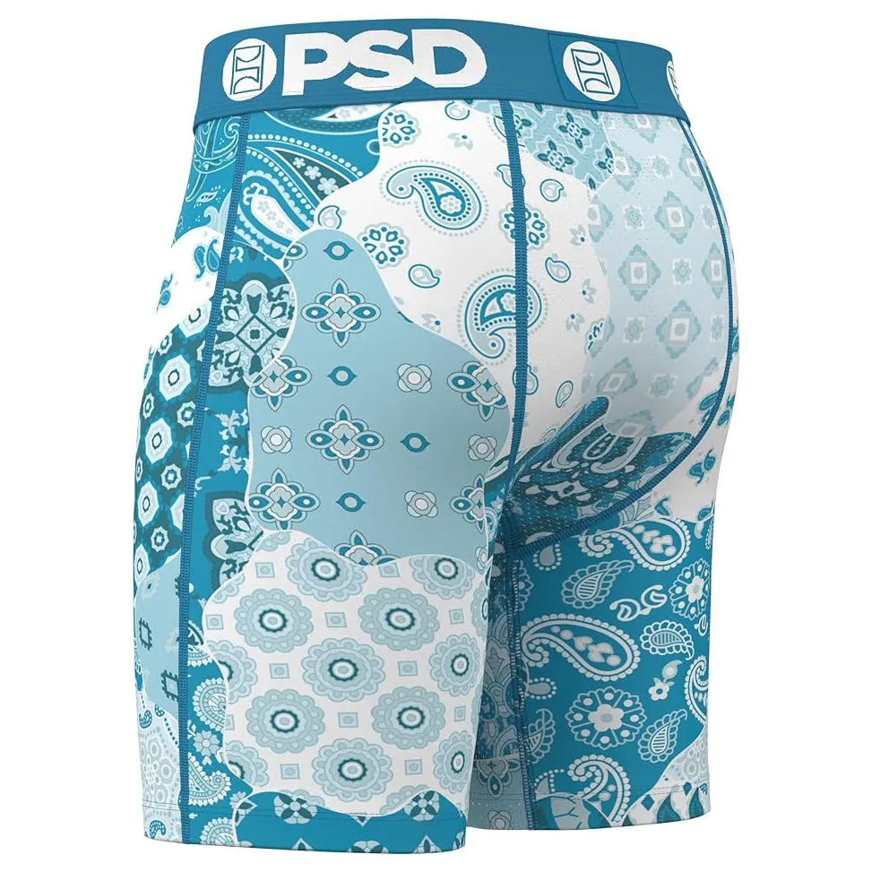 PSD Men's Multicolor Bandana Cool Boxer Briefs Extra Large Underwear - 224180055-MUL-XL