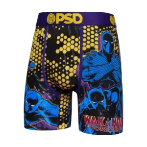 PSD Men's Multicolor Black Panther Boxer Briefs Extra Large Underwear - 224180145-MUL-XL