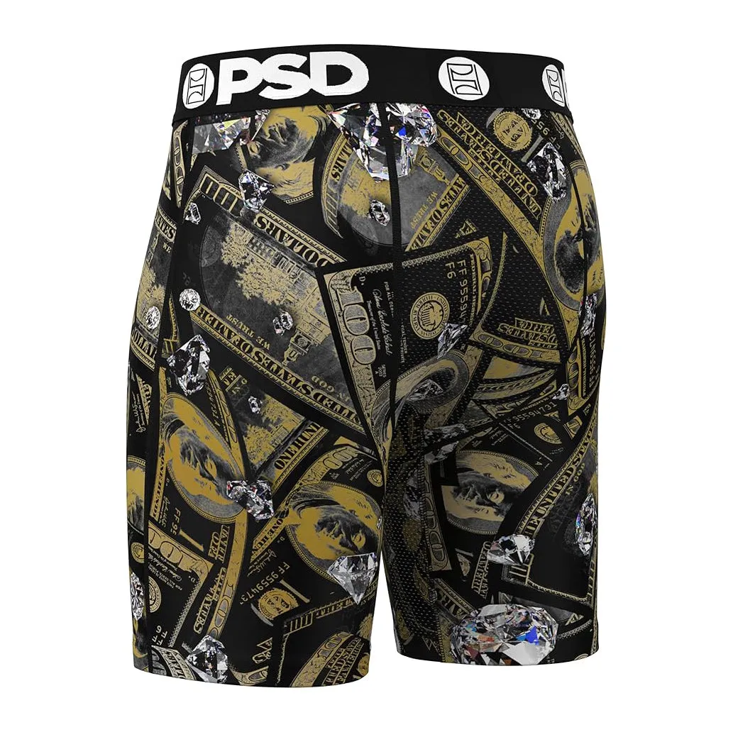 PSD Men's Multicolor Cash Out Boxer Briefs Large Underwear - 224180022-MUL-L