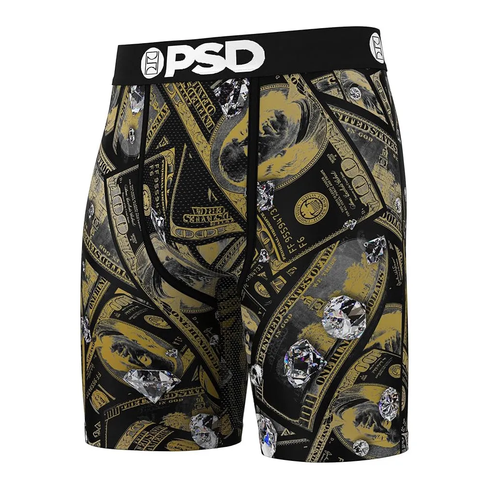 PSD Men's Multicolor Cash Out Boxer Briefs Large Underwear - 224180022-MUL-L