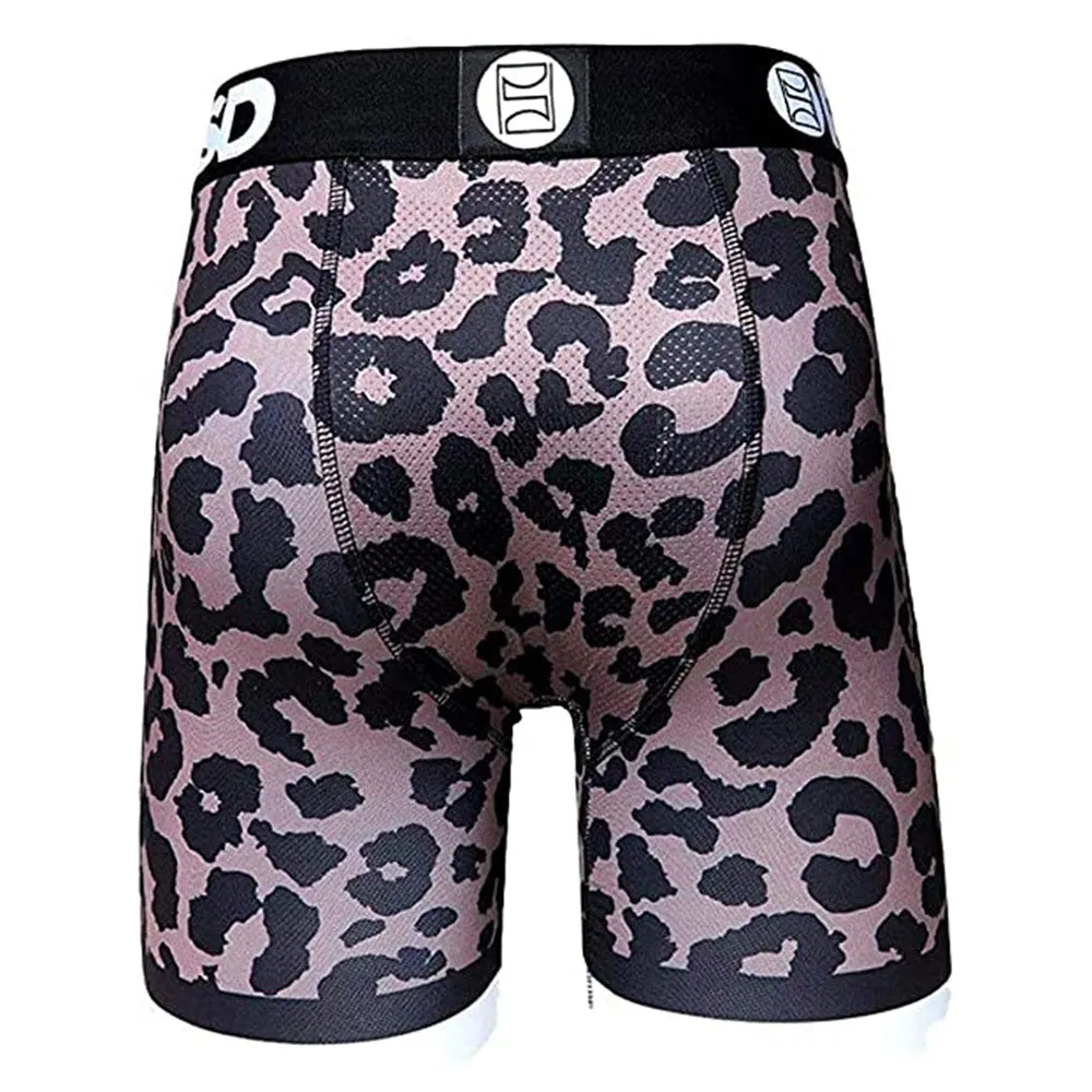 PSD Men's Multicolor Cheetah Boxer Briefs Underwear - 42011044-MUL