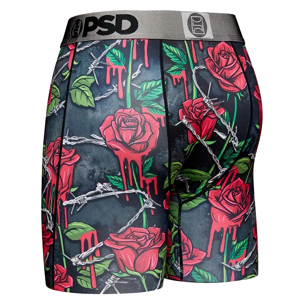 PSD Men's Multicolor Danger Rose Boxer Briefs Underwear - 422180058-MUL