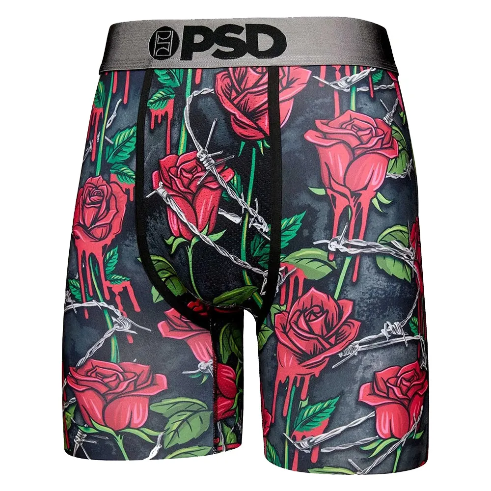 PSD Men's Multicolor Danger Rose Boxer Briefs Underwear - 422180058-MUL
