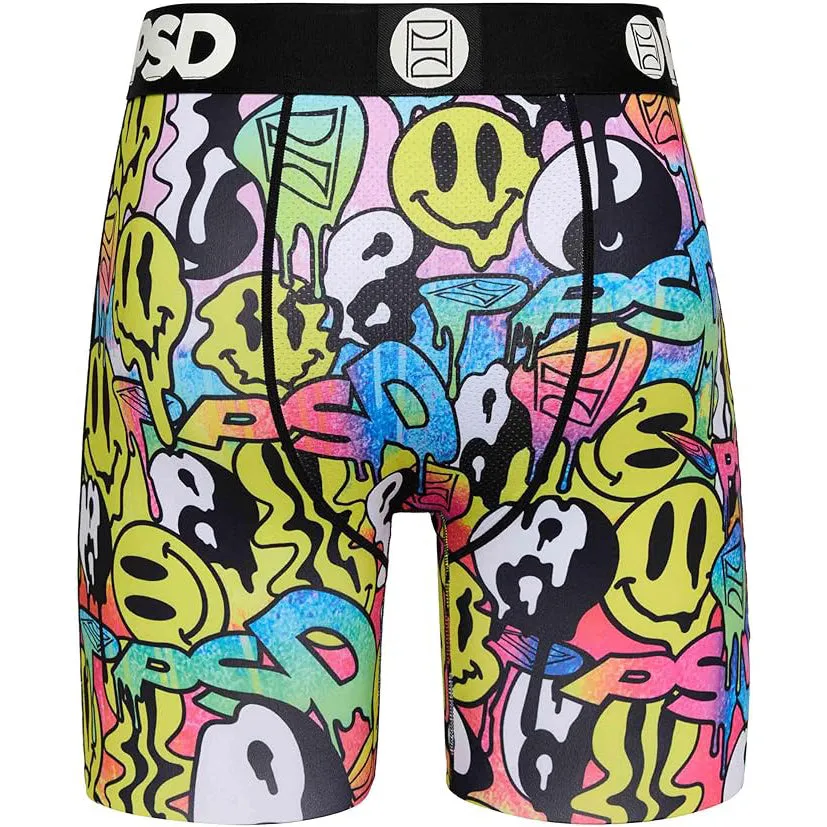 PSD Men's Multicolor Face Melter Boxer Briefs Extra Large Underwear - 124180029-MUL-XL