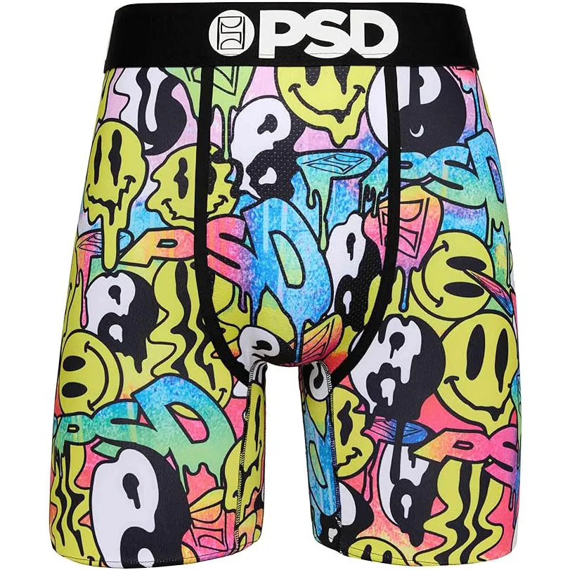 PSD Men's Multicolor Face Melter Boxer Briefs Extra Large Underwear - 124180029-MUL-XL