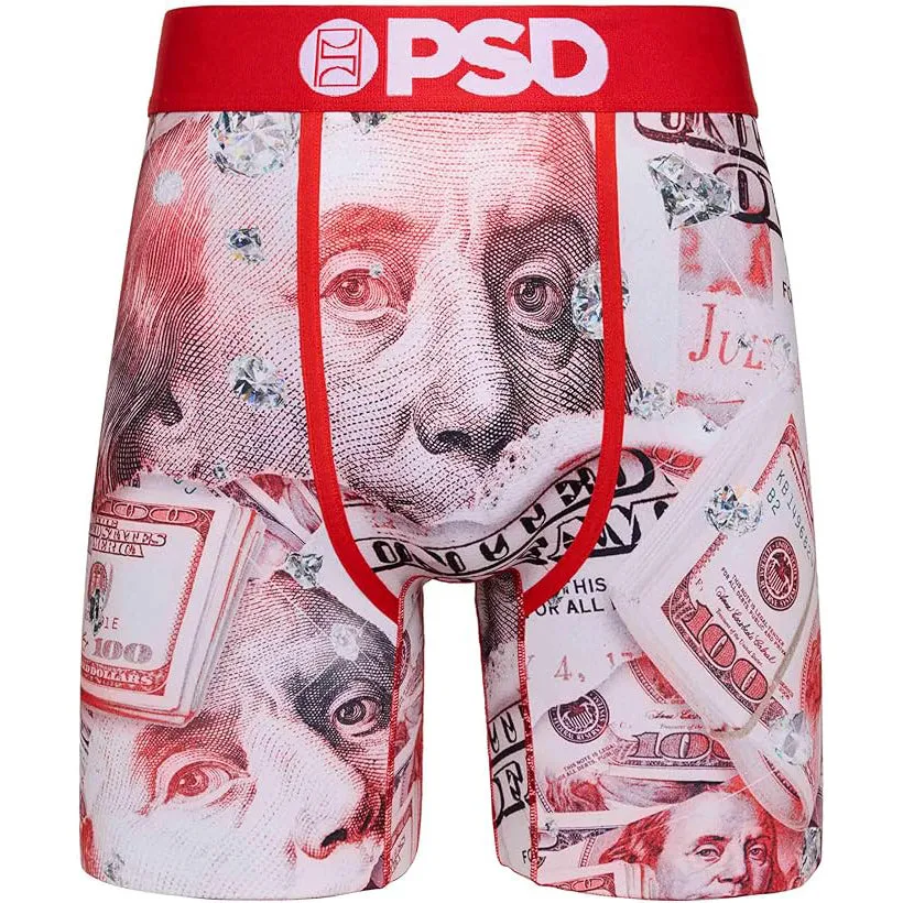 PSD Men's Multicolor Hunned Boxer Briefs Small Underwear - 124180002-MUL-S