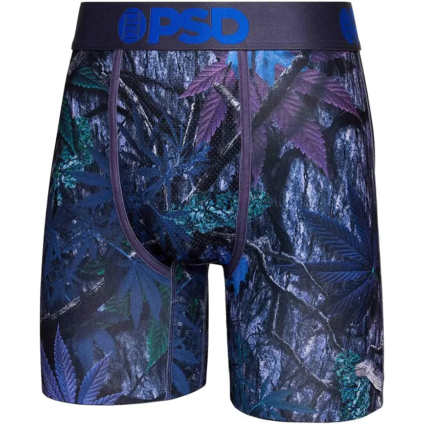 PSD Men's Multicolor Moisture-wicking Fabric Cool Bud Tree Boxer Brief Large Underwear - 423180033-MUL-L