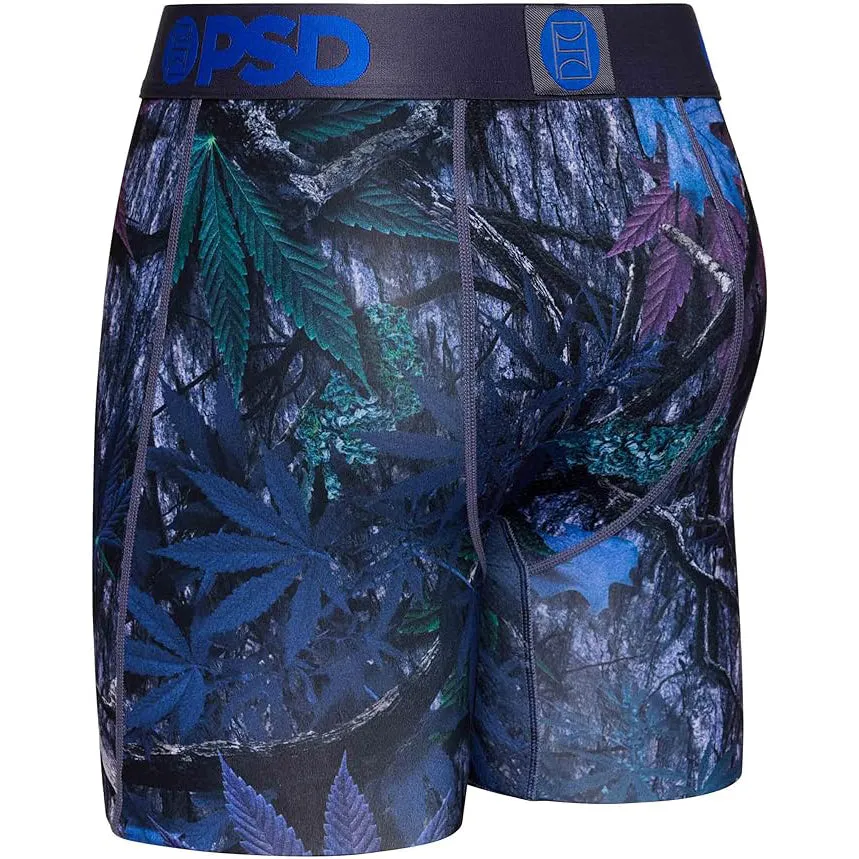 PSD Men's Multicolor Moisture-wicking Fabric Cool Bud Tree Boxer Brief Large Underwear - 423180033-MUL-L