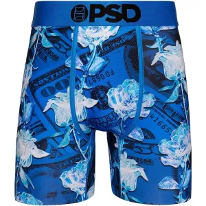 PSD Men's Multicolor Moisture-wicking Fabric Money Rose Boxer Brief Small Underwear - 423180025-MUL-S