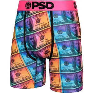 PSD Men's Multicolor Money Gleam Boxer Briefs Small Underwear - 124180006-MUL-S