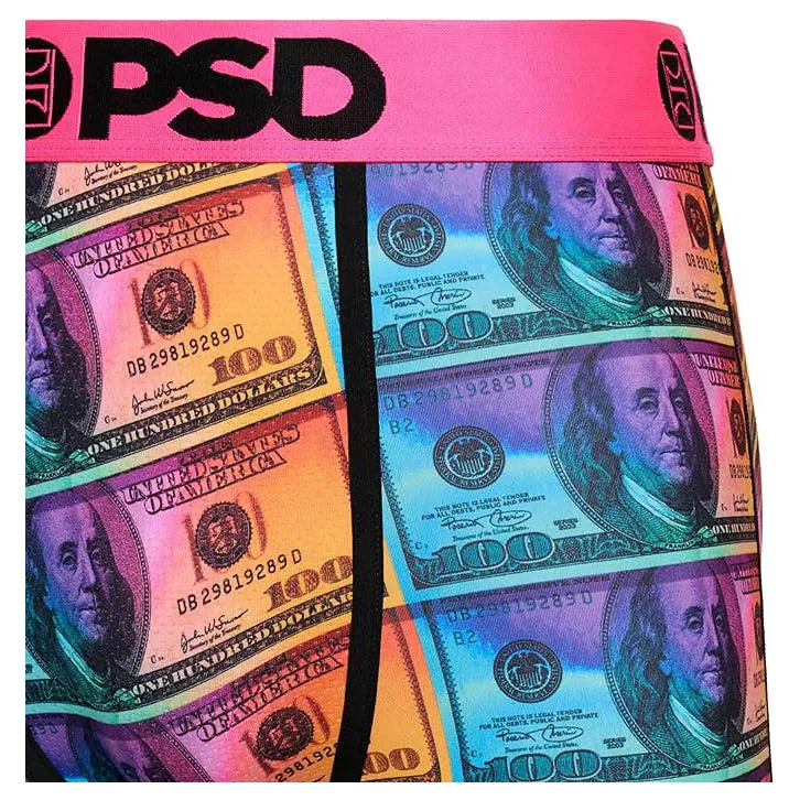 PSD Men's Multicolor Money Gleam Boxer Briefs Small Underwear - 124180006-MUL-S