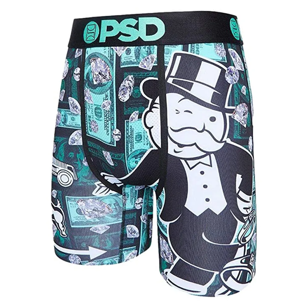 PSD Men's Multicolor Park Ave. Boxer Briefs Underwear - 122180011-MUL