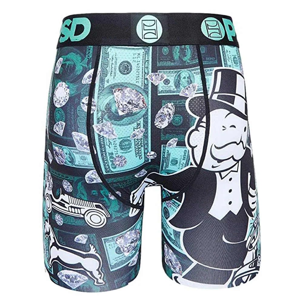 PSD Men's Multicolor Park Ave. Boxer Briefs Underwear - 122180011-MUL