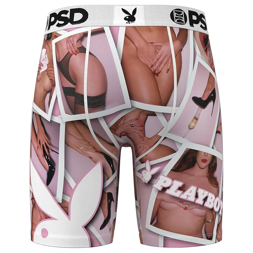 PSD Men's Multicolor Playboy Frames Boxer Briefs Medium Underwear - 324180003-MUL-M