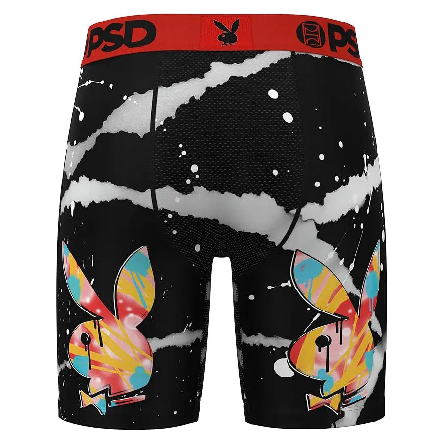 PSD Men's Multicolor Playboy Graff Fill Boxer Briefs Extra Large Underwear - 324180002-MUL-XL