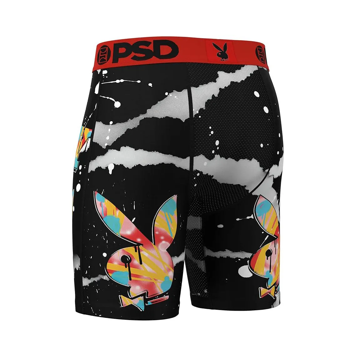 PSD Men's Multicolor Playboy Graff Fill Boxer Briefs Extra Large Underwear - 324180002-MUL-XL