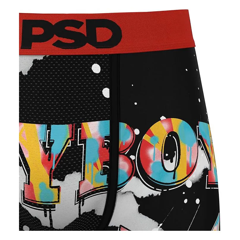 PSD Men's Multicolor Playboy Graff Fill Boxer Briefs Extra Large Underwear - 324180002-MUL-XL