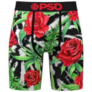 PSD Men's Multicolor Red Rose Buds Boxer Brief Extra Large Underwear - 224180036-MUL-XL