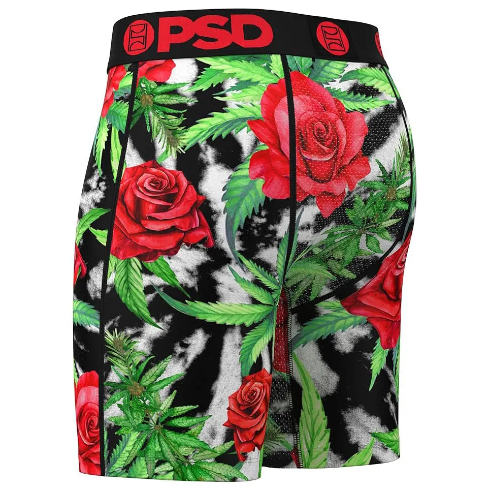 PSD Men's Multicolor Red Rose Buds Boxer Brief Extra Large Underwear - 224180036-MUL-XL