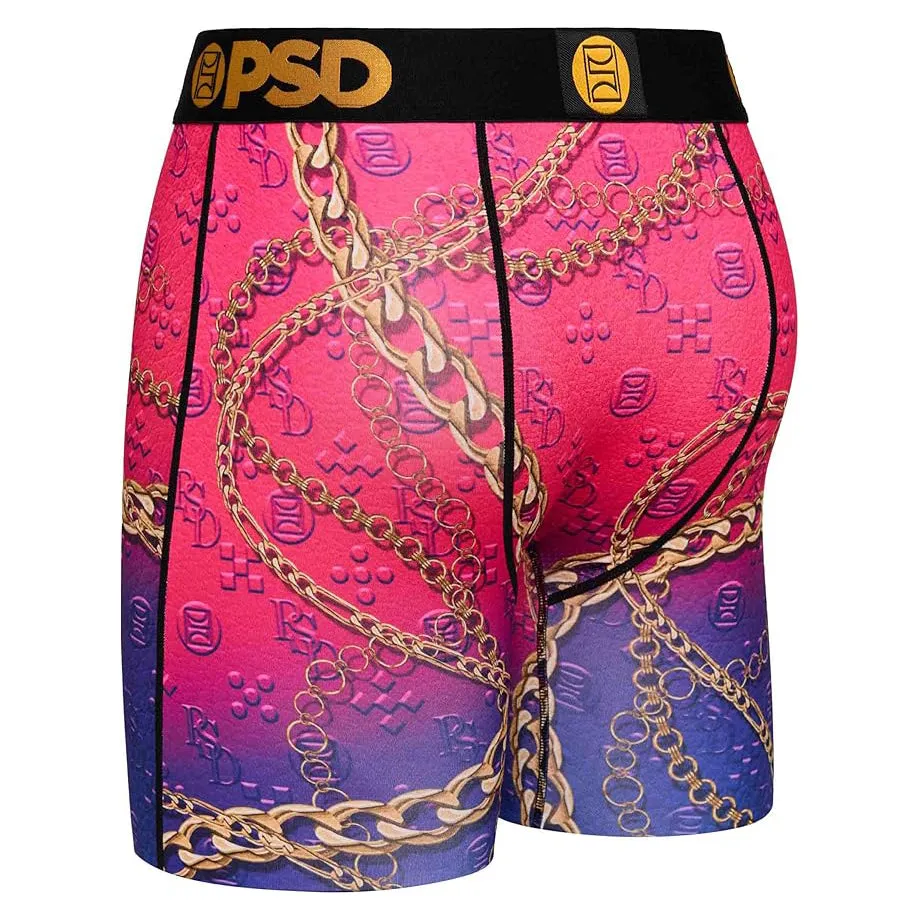 PSD Men's Multicolor Thunder Lux Boxer Briefs Medium Underwear - 424180215-MUL-M