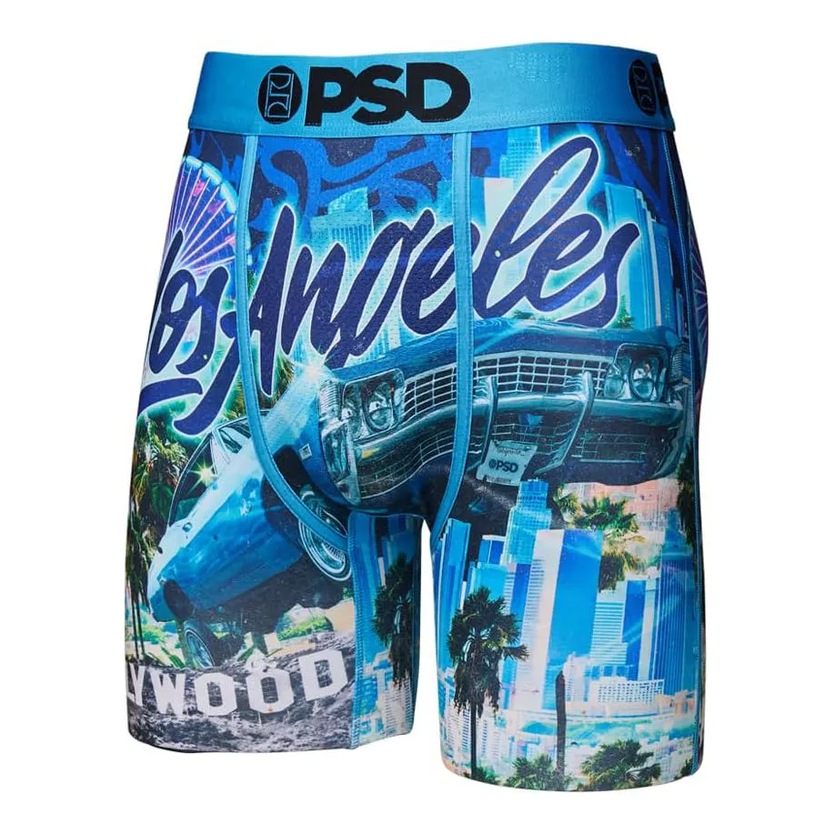 PSD Men's Multicolor Travel Destination Boxer Briefs Medium Underwear - 424180087-MUL-M