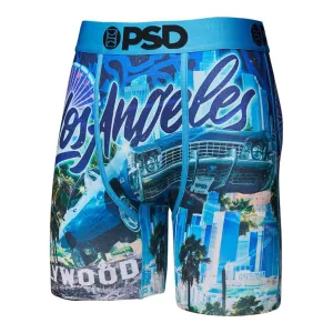 PSD Men's Multicolor Travel Destination Boxer Briefs Medium Underwear - 424180087-MUL-M
