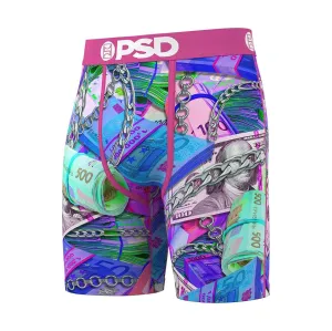 PSD Men's Multicolor World Stackz Boxer Briefs Large Underwear - 324180038-MUL-L