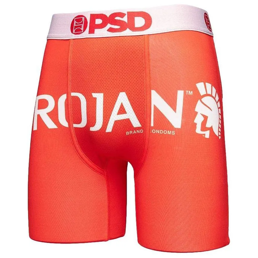 PSD Men's Red Trojan Ask Me Boxer Briefs Underwear - 121180075-RED